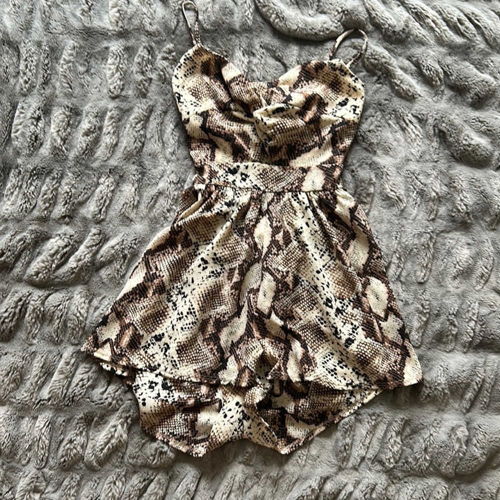 Snakeskin patterned romper from Windsor with tags, only worn once